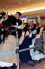 AMBER HEARD and Johnny Depp Arrives at Tokyo International Airport