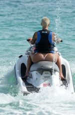 AMBER ROSE in Bikini at a Beach in Miami