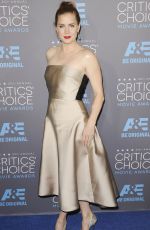 AMY ADAMS at 2015 Critics Choice Movie Awards in Los Angeles