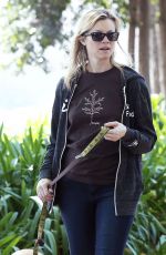 AMY SMART Walks Her Dog Out in Los Angeles