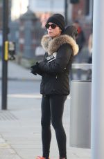 ANDREA CORR in Tights Out and About in London 2601
