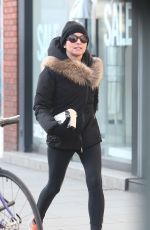 ANDREA CORR in Tights Out and About in London 2601