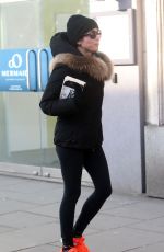 ANDREA CORR in Tights Out and About in London 2601
