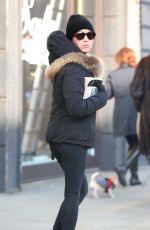 ANDREA CORR in Tights Out and About in London 2601