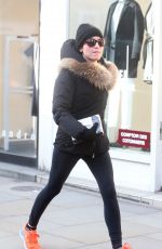 ANDREA CORR in Tights Out and About in London 2601