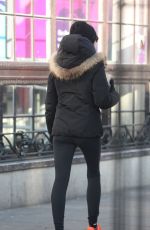 ANDREA CORR in Tights Out and About in London 2601