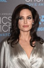 ANGELINA JOLIE at 2015 Critics Choice Movie Awards in Los Angeles