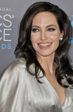 ANGELINA JOLIE at 2015 Critics Choice Movie Awards in Los Angeles