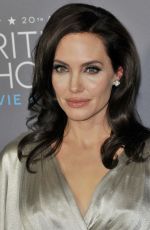 ANGELINA JOLIE at 2015 Critics Choice Movie Awards in Los Angeles