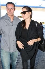 ANGELINA JOLIE at LAX Airport in Los Angeles