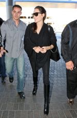 ANGELINA JOLIE at LAX Airport in Los Angeles