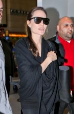ANGELINA JOLIE at LAX Airport in Los Angeles