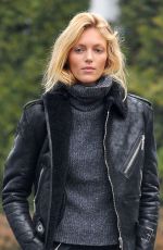 ANJA RUBIK Arrives at a Photo Studio in Warsaw