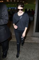 ANNA KENDRICK Arrives at LAX Airport in Los Angeles 0801