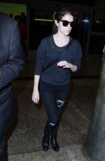 ANNA KENDRICK Arrives at LAX Airport in Los Angeles 0801