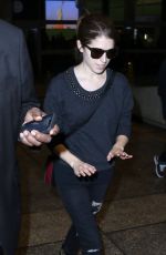 ANNA KENDRICK Arrives at LAX Airport in Los Angeles 0801