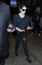 ANNA KENDRICK Arrives at LAX Airport in Los Angeles 0801