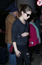 ANNA KENDRICK Arrives at LAX Airport in Los Angeles 0801