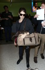 ANNA KENDRICK Arrives at LAX Airport in Los Angeles 0801