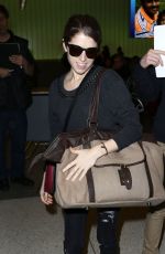 ANNA KENDRICK Arrives at LAX Airport in Los Angeles 0801