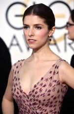 ANNA KENDRICK at 2015 Golden Globe Awards in Beverly Hills