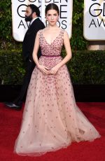 ANNA KENDRICK at 2015 Golden Globe Awards in Beverly Hills