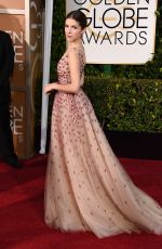 ANNA KENDRICK at 2015 Golden Globe Awards in Beverly Hills