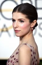 ANNA KENDRICK at 2015 Golden Globe Awards in Beverly Hills