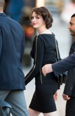 ANNE HATHAWAY Arrives at Jimmy Kimmel Live in Los Angeles 0501