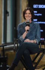 ANNE HATHAWAY at AOL Build Speaker Series in New York