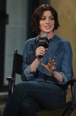 ANNE HATHAWAY at AOL Build Speaker Series in New York