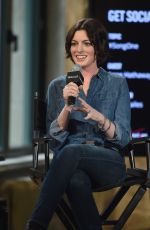 ANNE HATHAWAY at AOL Build Speaker Series in New York