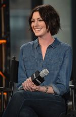 ANNE HATHAWAY at AOL Build Speaker Series in New York