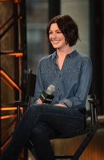 ANNE HATHAWAY at AOL Build Speaker Series in New York