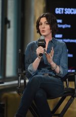 ANNE HATHAWAY at AOL Build Speaker Series in New York