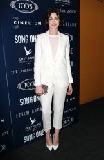 ANNE HATHAWAY at Song One Premiere in New York