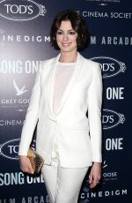 ANNE HATHAWAY at Song One Premiere in New York