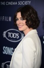 ANNE HATHAWAY at Song One Premiere in New York
