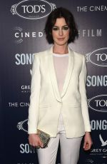 ANNE HATHAWAY at Song One Premiere in New York