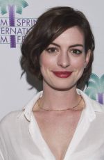 ANNE HATHAWAY at Song One Screening at Palm Spring Film Festival