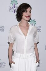 ANNE HATHAWAY at Song One Screening at Palm Spring Film Festival