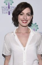 ANNE HATHAWAY at Song One Screening at Palm Spring Film Festival
