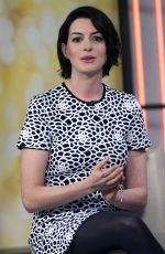ANNE HATHAWAY at Today Show in New York 2001