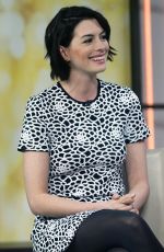 ANNE HATHAWAY at Today Show in New York 2001