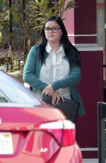 ARIEL WINTER on the Set of Modern Family in Los Angeles 0801