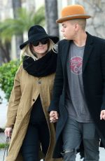 ASHLEE SIMPSON Shoping at Opening Ceremony in Los Angeles