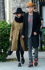ASHLEE SIMPSON Shoping at Opening Ceremony in Los Angeles