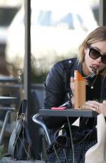 ASHLEY BENSON Out for Lunch at La Boulange in Los Angeles