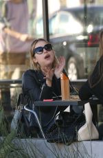 ASHLEY BENSON Out for Lunch at La Boulange in Los Angeles