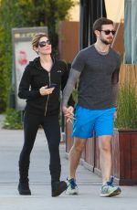 ASHLEY GREENE and Paul Khoury Heading to Ahi Sushi in Studio City
